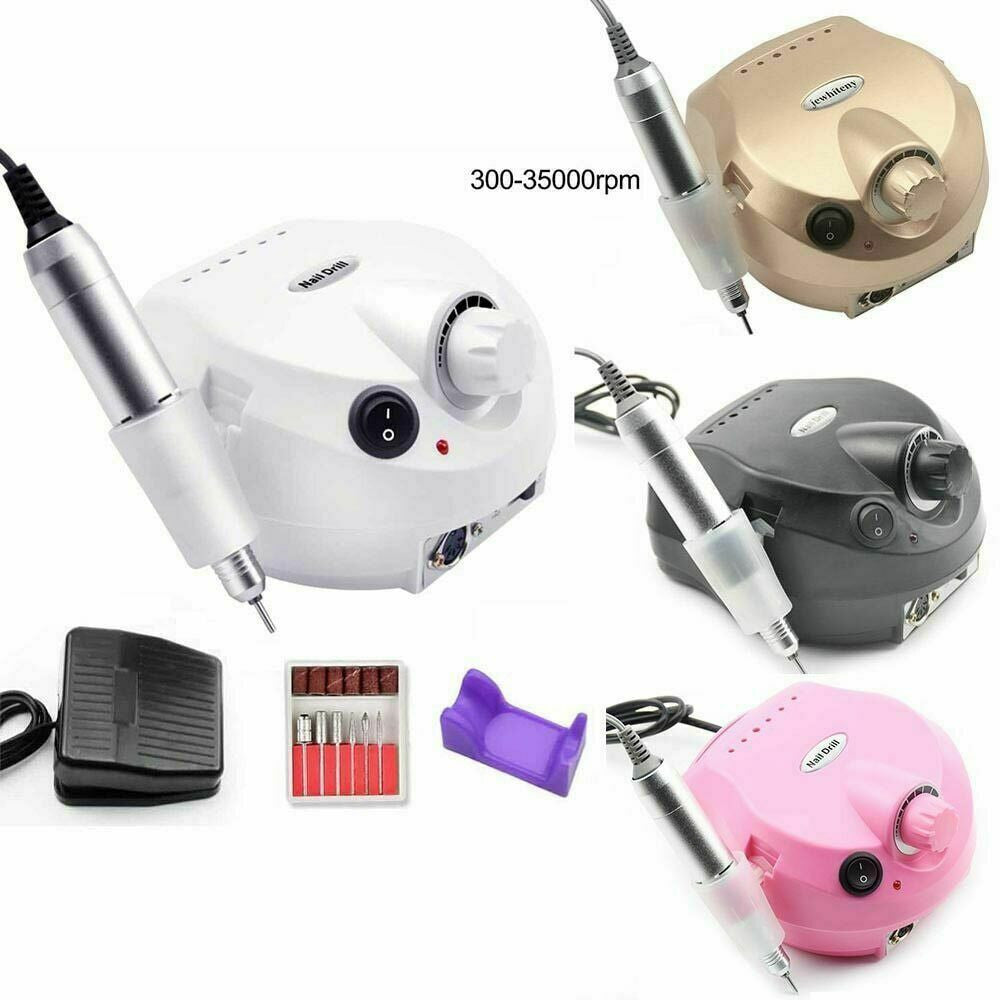 JMT-203914 Electric Nail Polisher with Foot Switch and Stepless Speed Control, 3000 RPM Nail Removing Tool