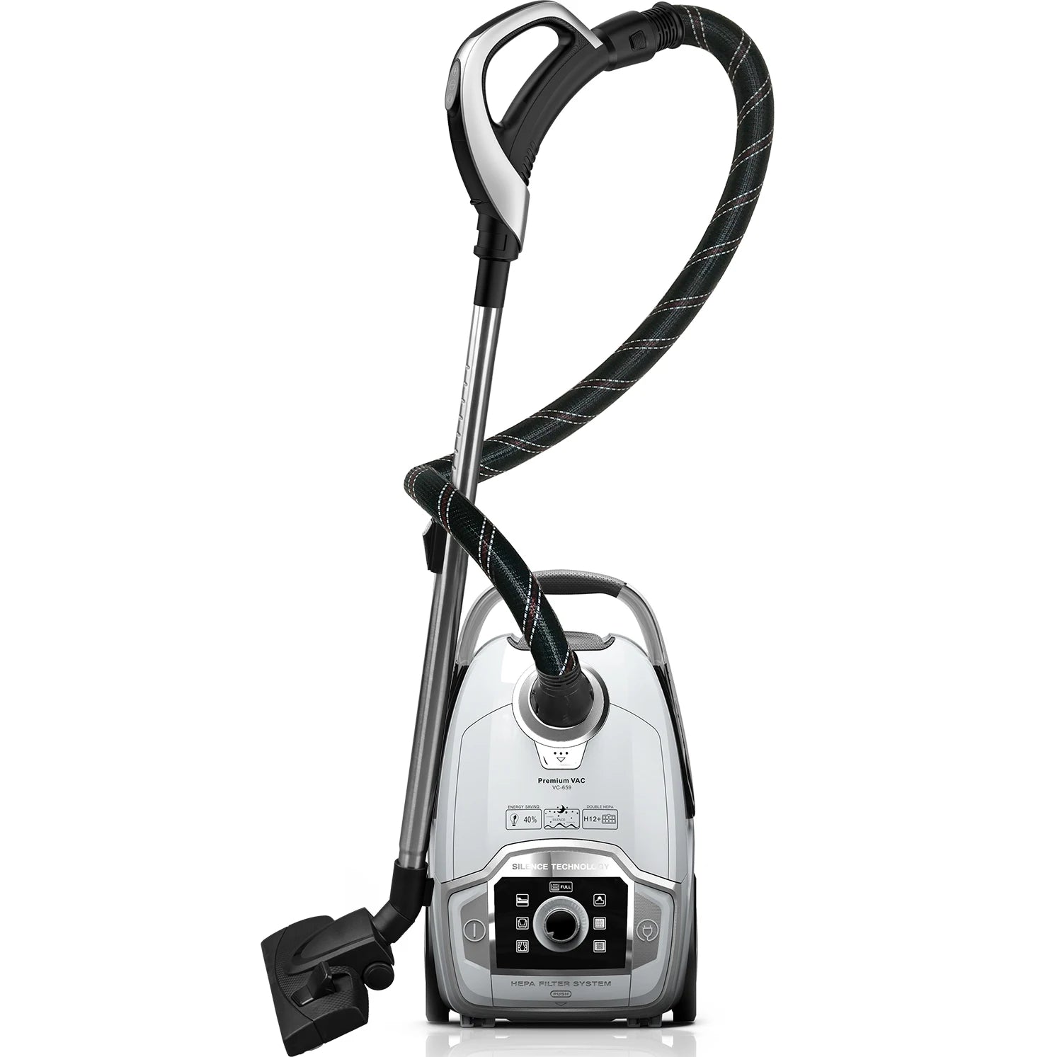 JMT-203914 Quiet Performance Vacuum Cleaner with Large Capacity Bags