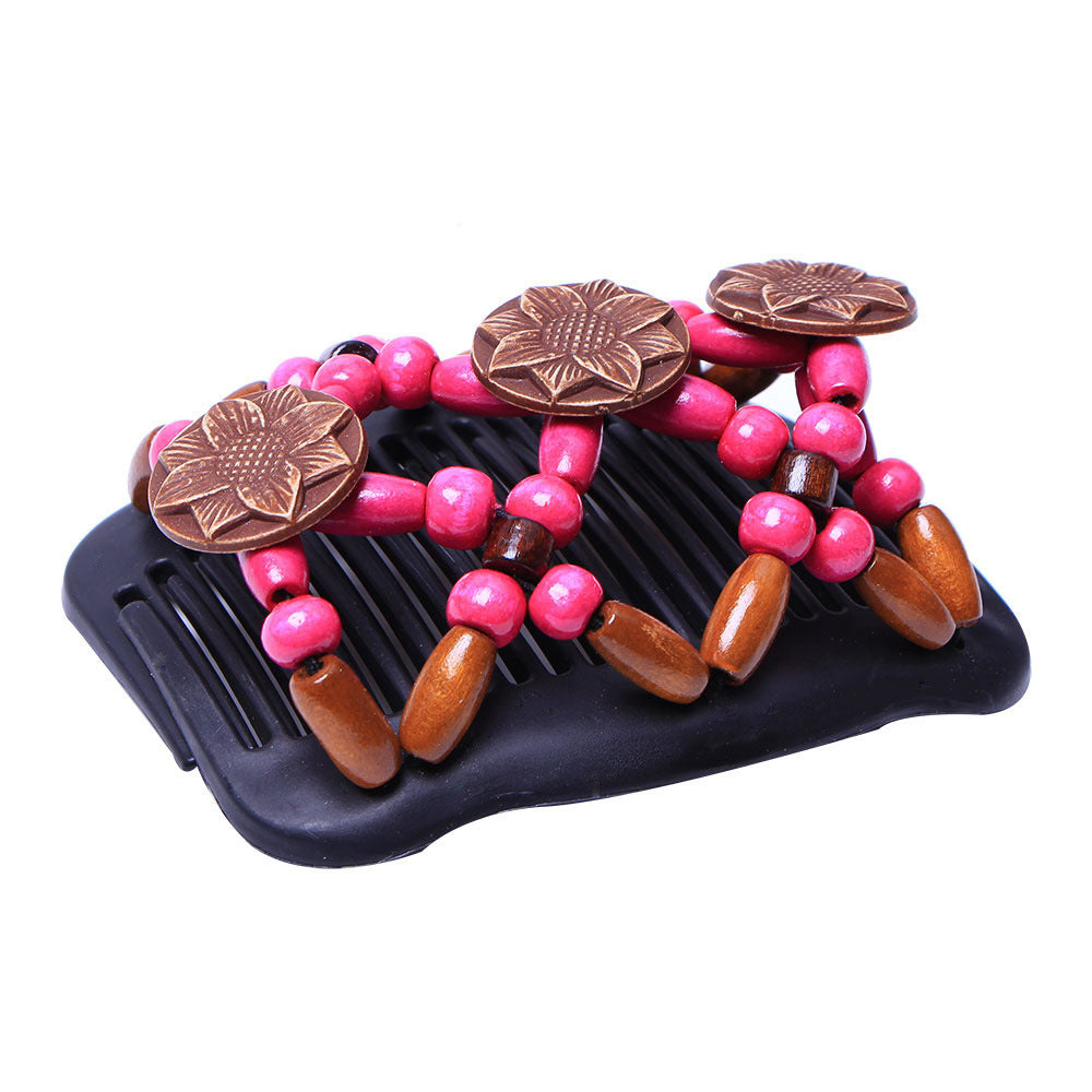 JMT-203978 Wood and Plastic Variety Magic Comb for Effortless Styling