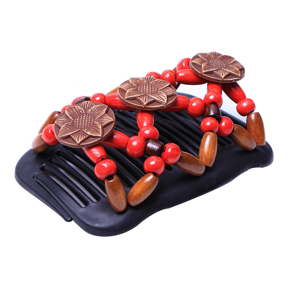 JMT-203978 Wood and Plastic Variety Magic Comb for Effortless Styling