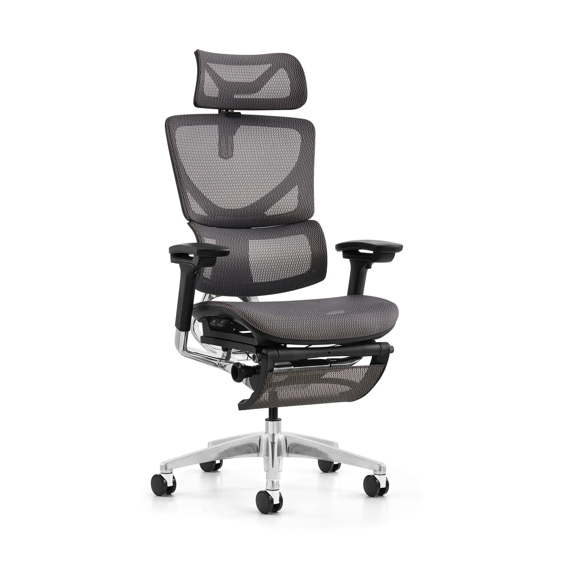 JMT-204042 Ergonomic Mesh Office Chair with Footrest and Adjustable Recline for Comfortable Back Support