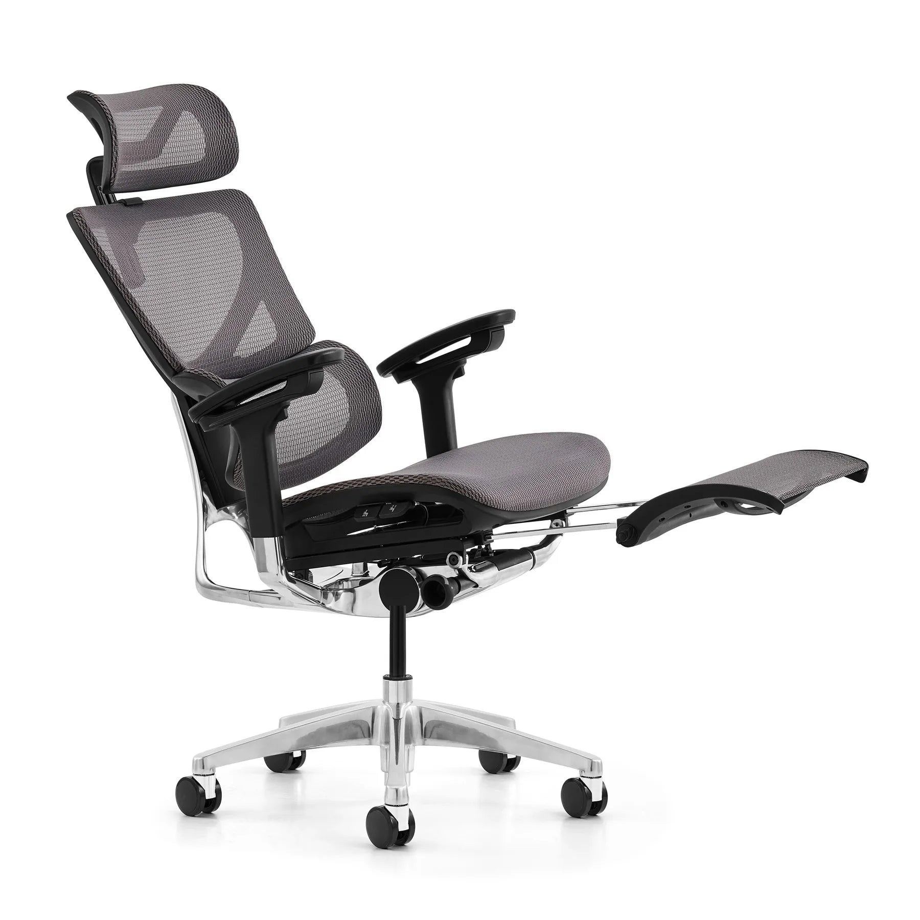 JMT-204042 Ergonomic Mesh Office Chair with Footrest and Adjustable Recline for Comfortable Back Support