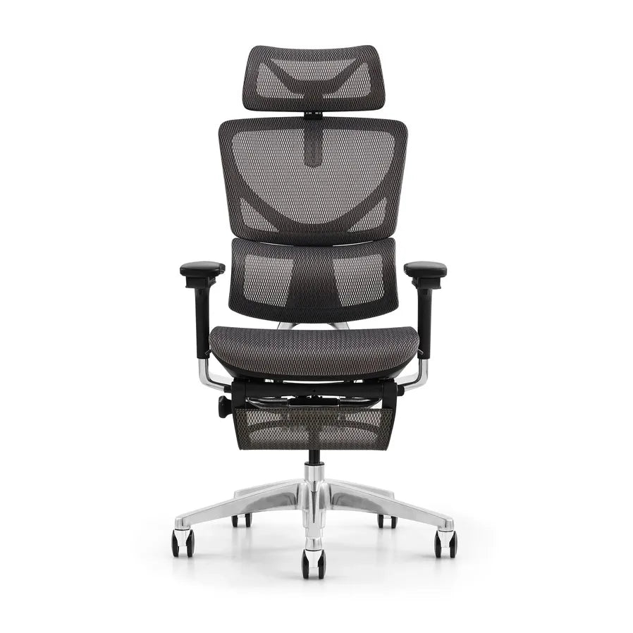 JMT-204042 Ergonomic Mesh Office Chair with Footrest and Adjustable Recline for Comfortable Back Support