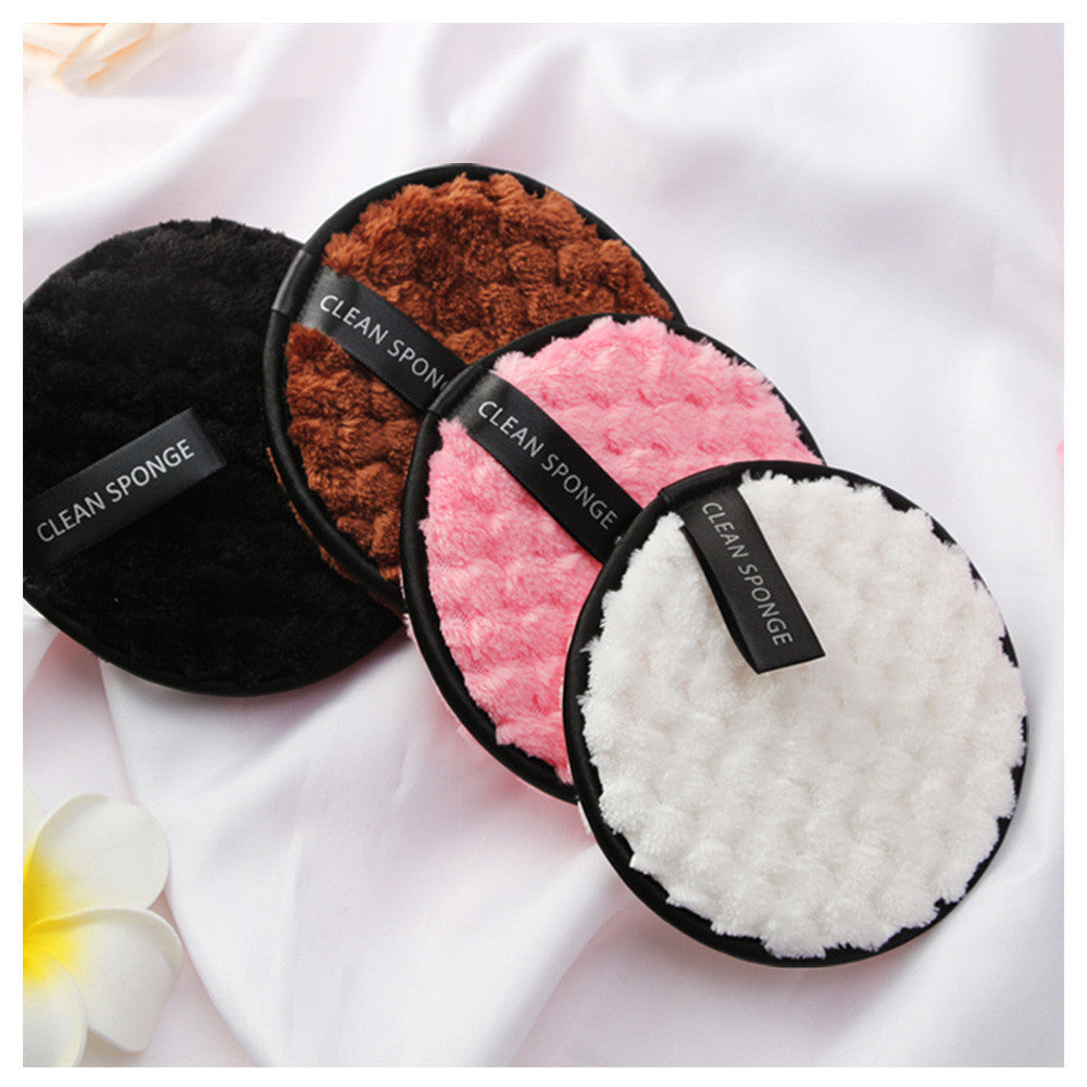 JMT-204042 Magic Lazy Man Water Makeup Removing Puff - 3 Pack Synthetic Sponge Set for Face Wash and Makeup Removal