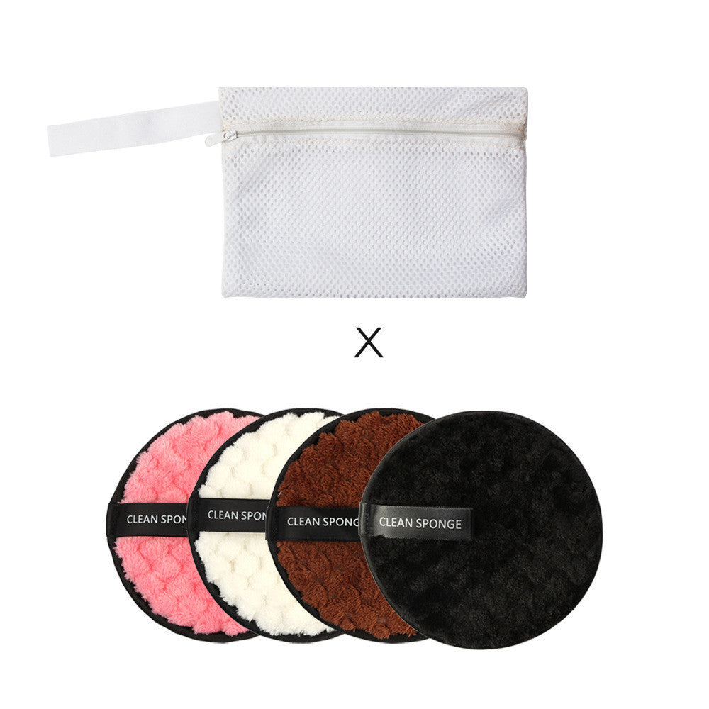 JMT-204042 Magic Lazy Man Water Makeup Removing Puff - 3 Pack Synthetic Sponge Set for Face Wash and Makeup Removal