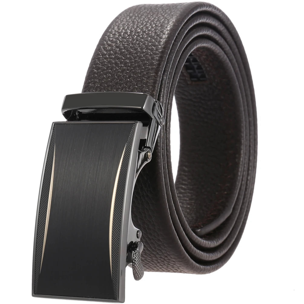 JMT-204362 Durable Automatic Buckle Belt for Men, Casual Design, Style 23003-5