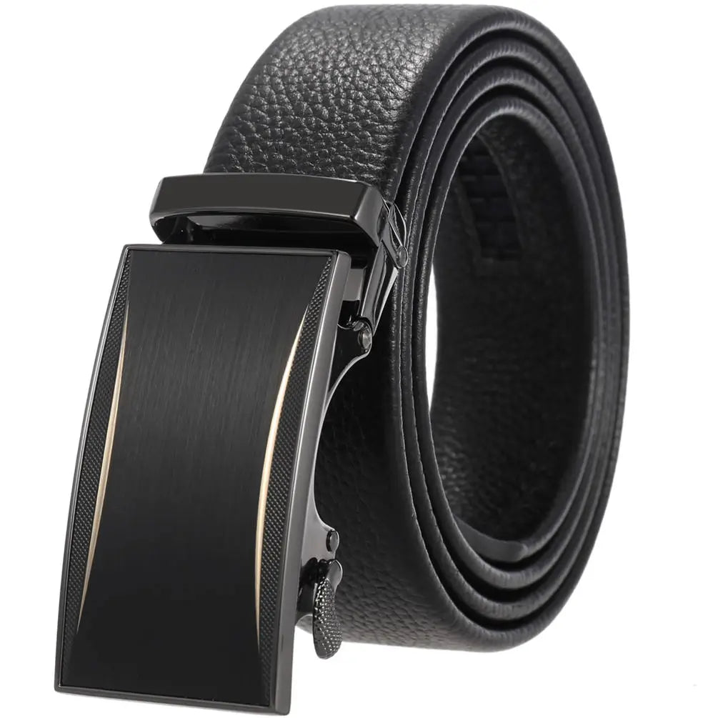 JMT-204362 Durable Automatic Buckle Belt for Men, Casual Design, Style 23003-5
