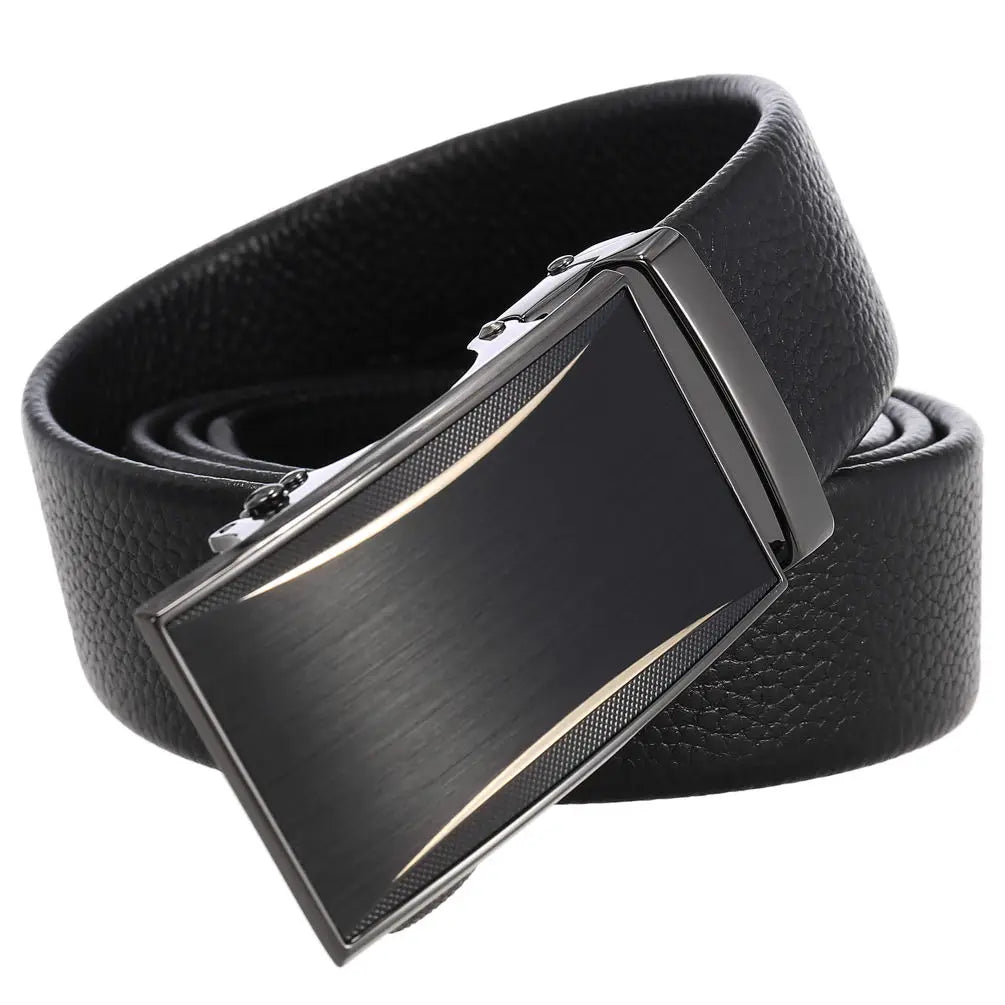 JMT-204362 Durable Automatic Buckle Belt for Men, Casual Design, Style 23003-5