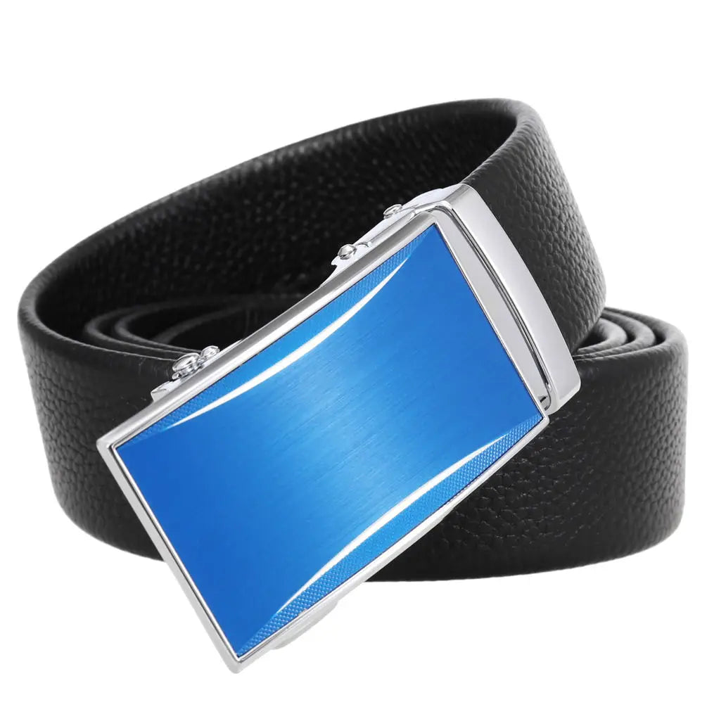 JMT-204362 Durable Automatic Buckle Belt for Men, Casual Design, Style 23003-5