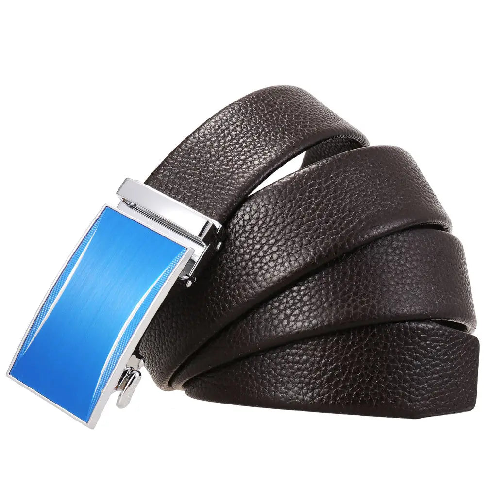 JMT-204362 Durable Automatic Buckle Belt for Men, Casual Design, Style 23003-5
