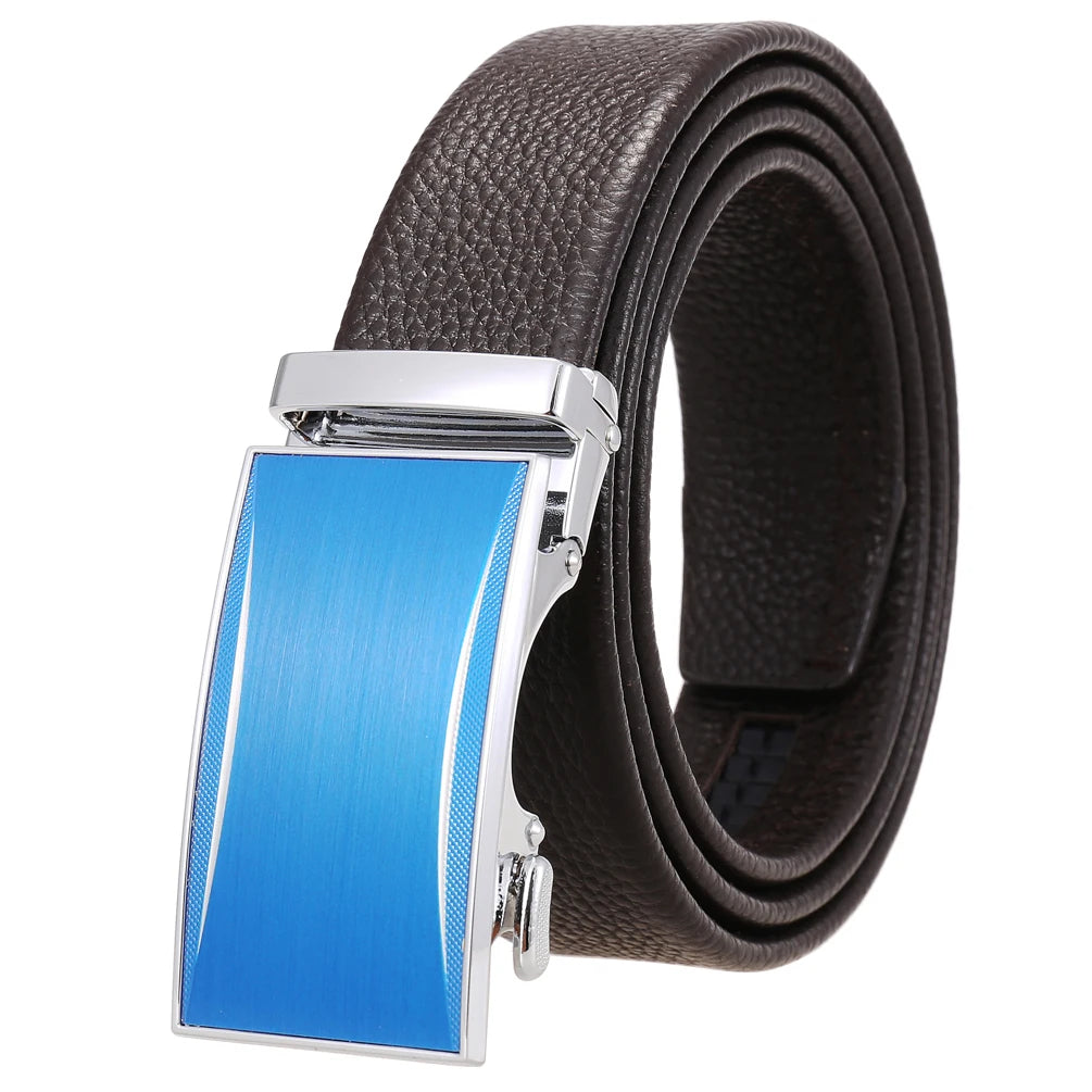 JMT-204362 Durable Automatic Buckle Belt for Men, Casual Design, Style 23003-5