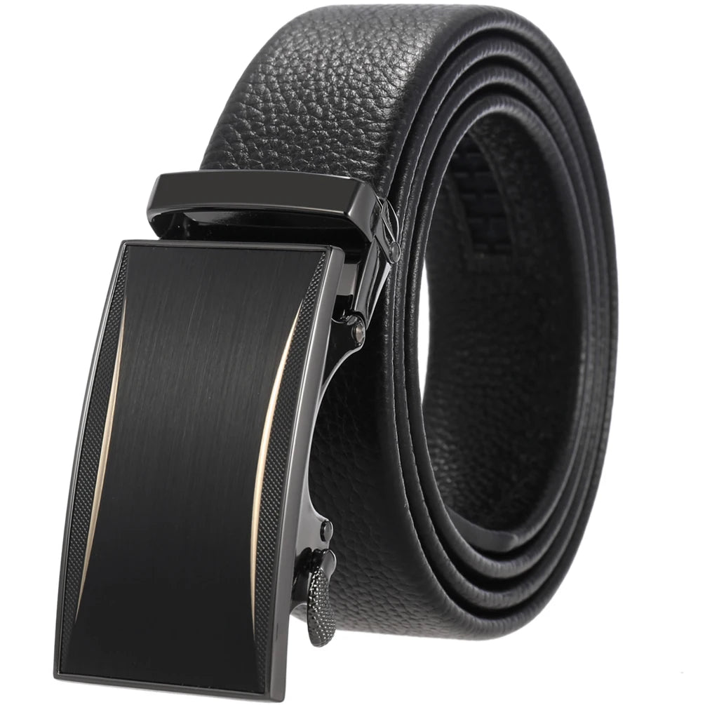 JMT-204362 Durable Automatic Buckle Belt for Men, Casual Design, Style 23003-5