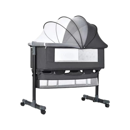 JMT-204554 Foldable Movable Baby Cot Playpen – Portable Crib for Infants and Newborns