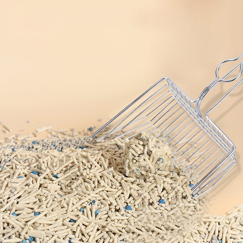 JMT-204618 Durable Iron Cat Cleaning Tool - Litter Shovel Scoop for Effortless Pet Care