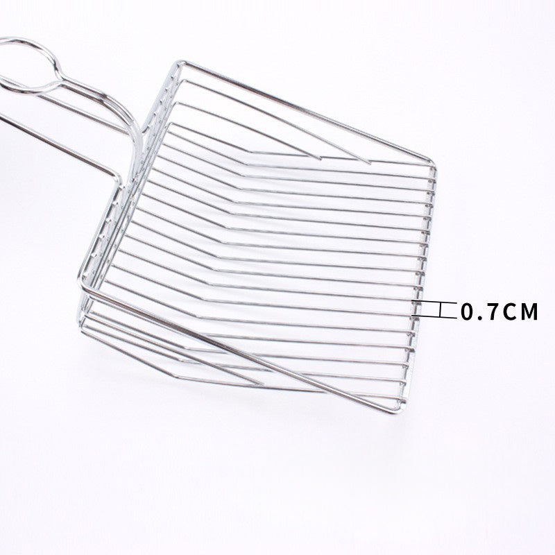 JMT-204618 Durable Iron Cat Cleaning Tool - Litter Shovel Scoop for Effortless Pet Care