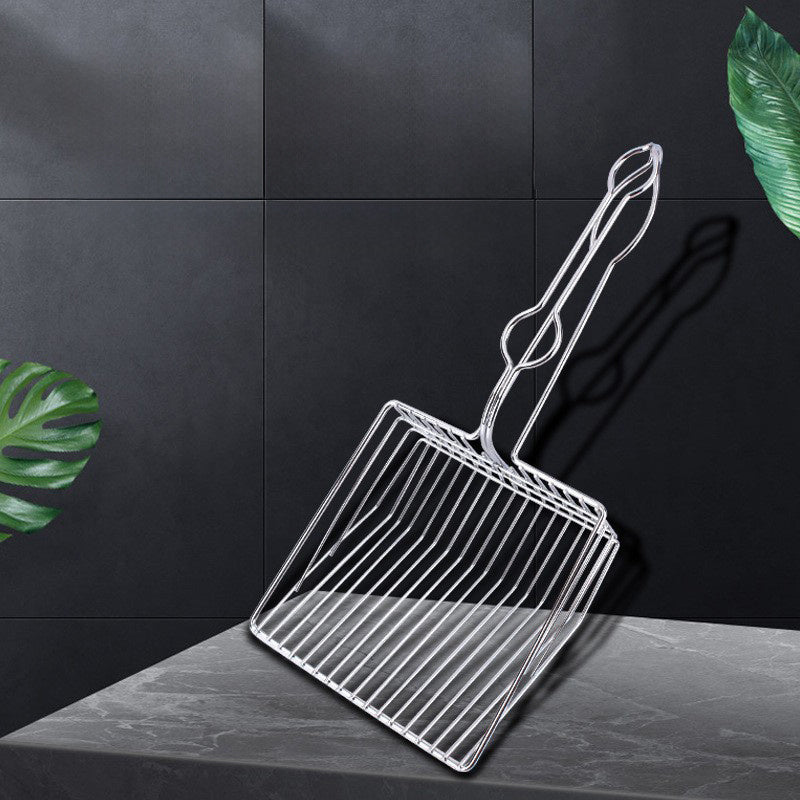 JMT-204618 Durable Iron Cat Cleaning Tool - Litter Shovel Scoop for Effortless Pet Care