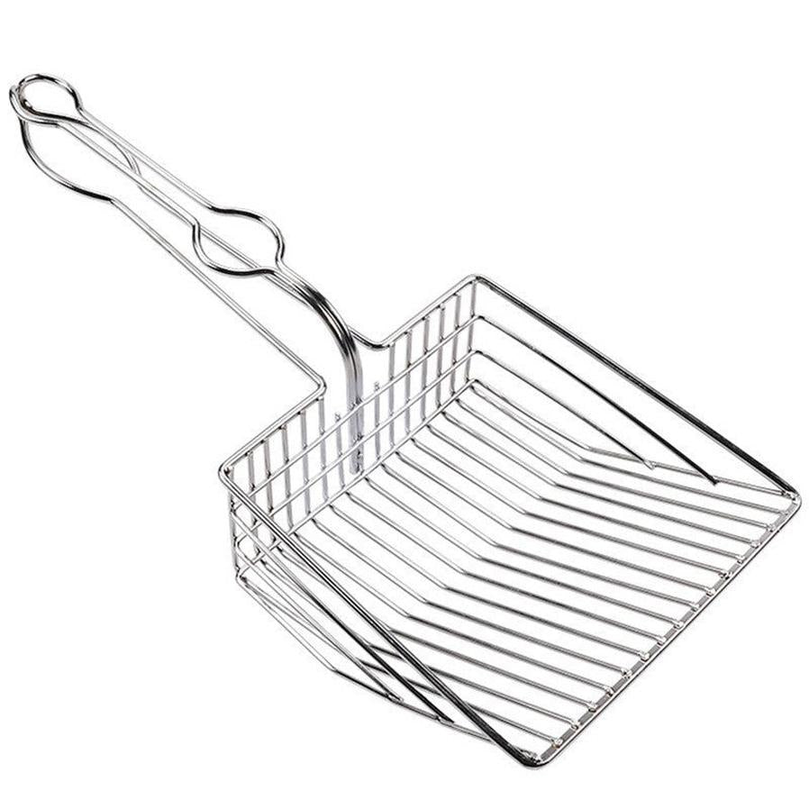 JMT-204618 Durable Iron Cat Cleaning Tool - Litter Shovel Scoop for Effortless Pet Care
