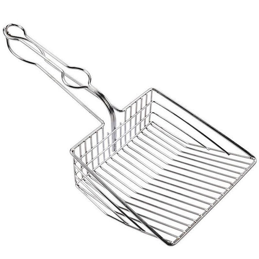 JMT-204618 Durable Iron Cat Cleaning Tool - Litter Shovel Scoop for Effortless Pet Care