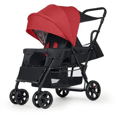 JMT-204746 3-in-1 Newborn Baby Stroller with Folding Design, High Landscape Pram and Shock Absorption for Comfortable Travel