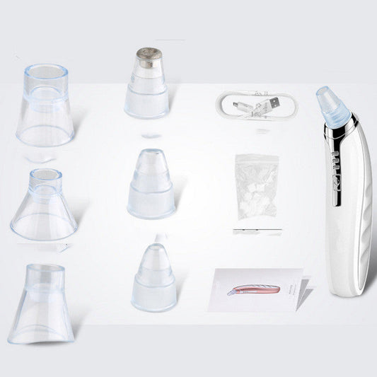 JMT-204746 Net Translucent Blackhead Cupping Instrument with USB Charging - Model XD-5003, Includes 7 Tips and Cleaning Accessories