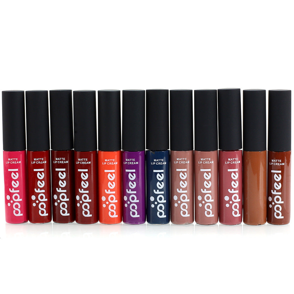 JMT-204874 Matte Liquid Lip Gloss - Long-Lasting Formula in Various Shades