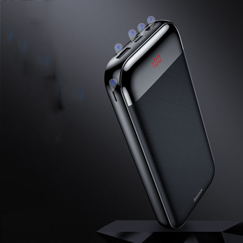 JMT-204938 20,000mAh Lithium Polymer Power Bank with Digital Display and Multi-Port Fast Charging