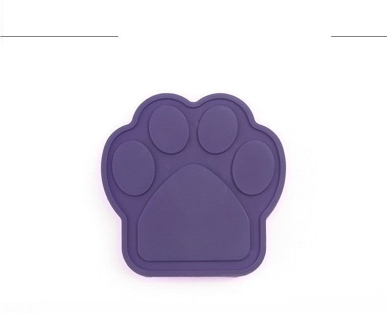 JMT-205066 Silicone Suction Cup Pet Bathing Bowl for Dogs with Paw Pad for Distraction