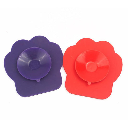 JMT-205066 Silicone Suction Cup Pet Bathing Bowl for Dogs with Paw Pad for Distraction