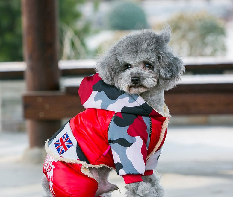 JMT-205386 Winter Dog Fleece Coat - Soft, Warm Cotton Vest for Casual Outdoor Use