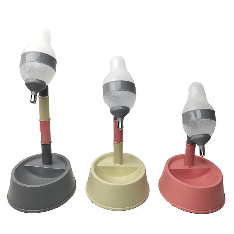 JMT-205578 Height Adjustable Pet Water Dispenser with Detachable Bowl and No Drip Drinking Nozzle