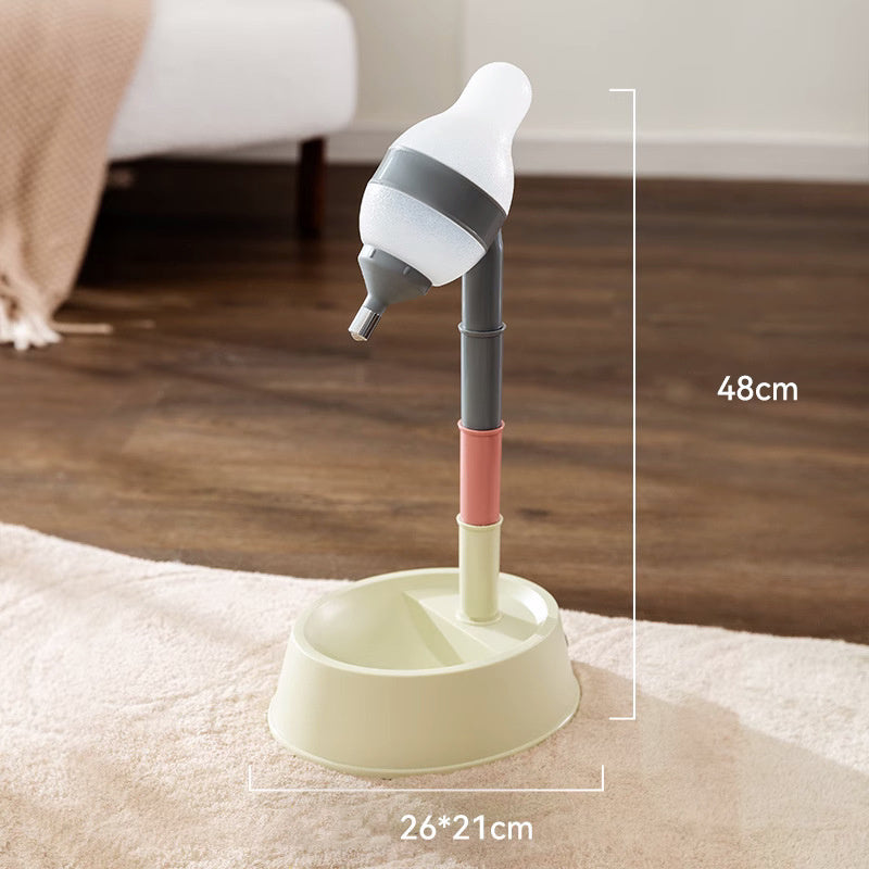 JMT-205578 Height Adjustable Pet Water Dispenser with Detachable Bowl and No Drip Drinking Nozzle