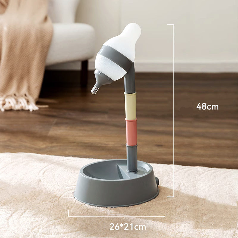 JMT-205578 Height Adjustable Pet Water Dispenser with Detachable Bowl and No Drip Drinking Nozzle