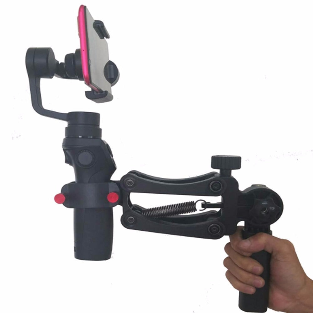 JMT-205770 4th Axis Gimbal Stabilizer for Mobile Phones - Three-Axis Support, Spring-Damped Design, Load Capacity Up to 4kg