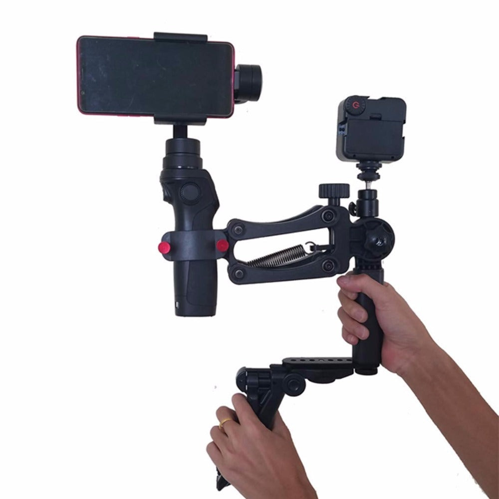 JMT-205770 4th Axis Gimbal Stabilizer for Mobile Phones - Three-Axis Support, Spring-Damped Design, Load Capacity Up to 4kg