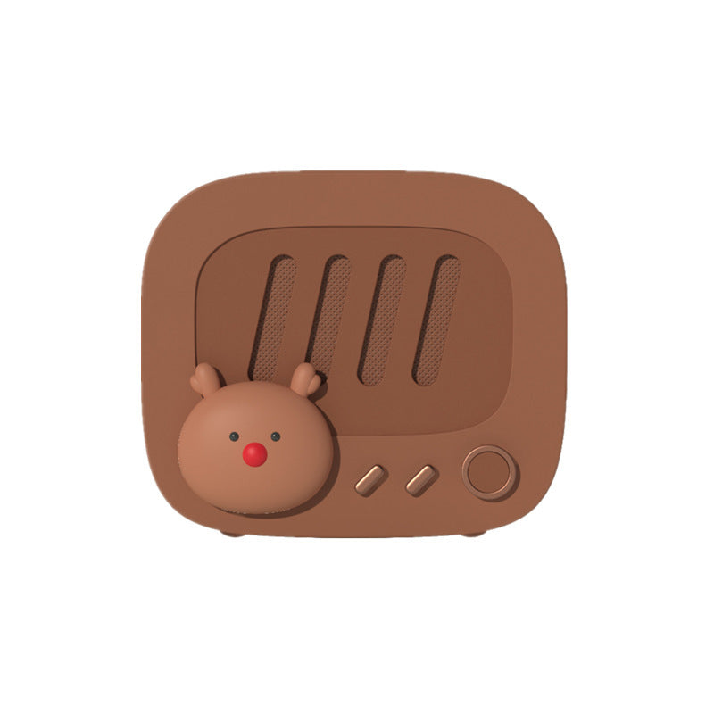 JMT-205770 Portable Mini Bluetooth Speaker for Mobile Phones and Cars - Little Pet Love X18 Model, 1200mAh Battery, USB Charging
