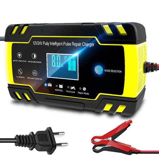 JMT-206090 12V-24V 8A Automatic Digital LCD Battery Charger for Lead-Acid Batteries