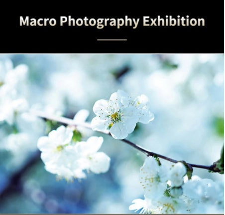 JMT-206922 Wide-Angle 10x Macro Lens for Mobile Phones - Aluminum Alloy & Optical Glass, Black