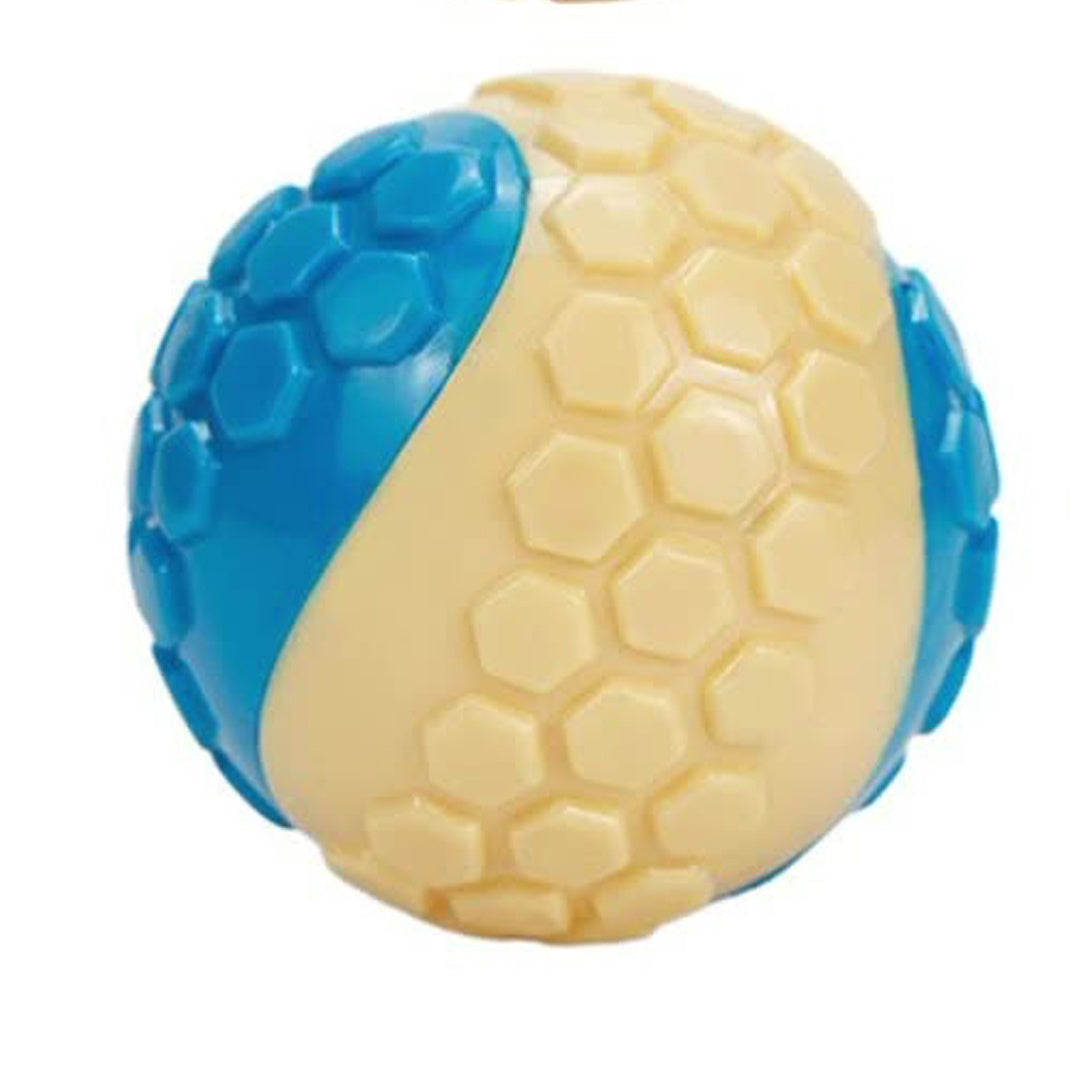 JMT-207050 TPR Color Matching Grid Ball - Interactive, Bite-Resistant Dog Toy for Engaging Playtime