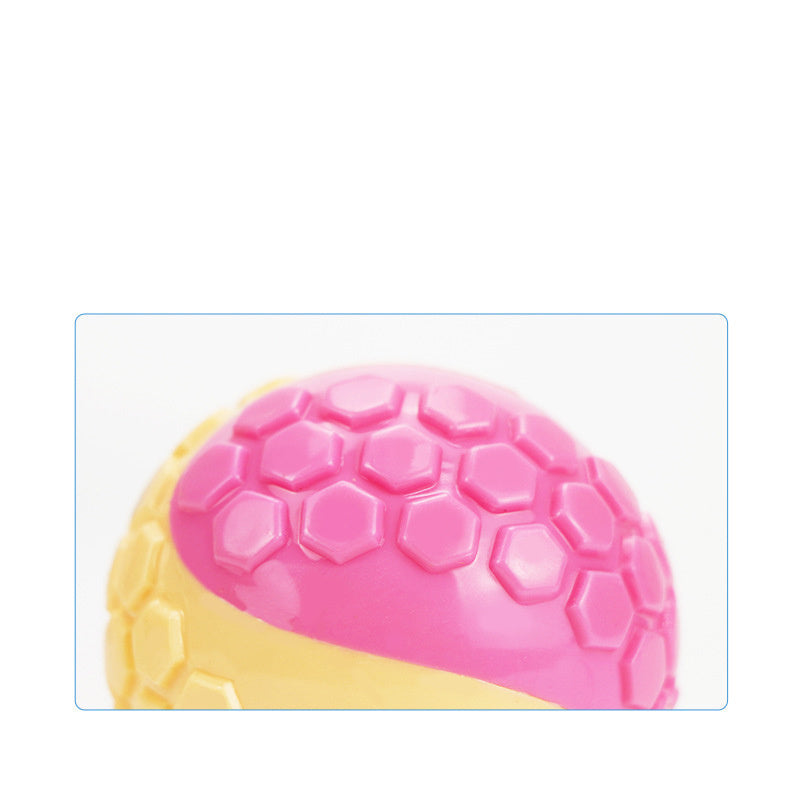 JMT-207050 TPR Color Matching Grid Ball - Interactive, Bite-Resistant Dog Toy for Engaging Playtime