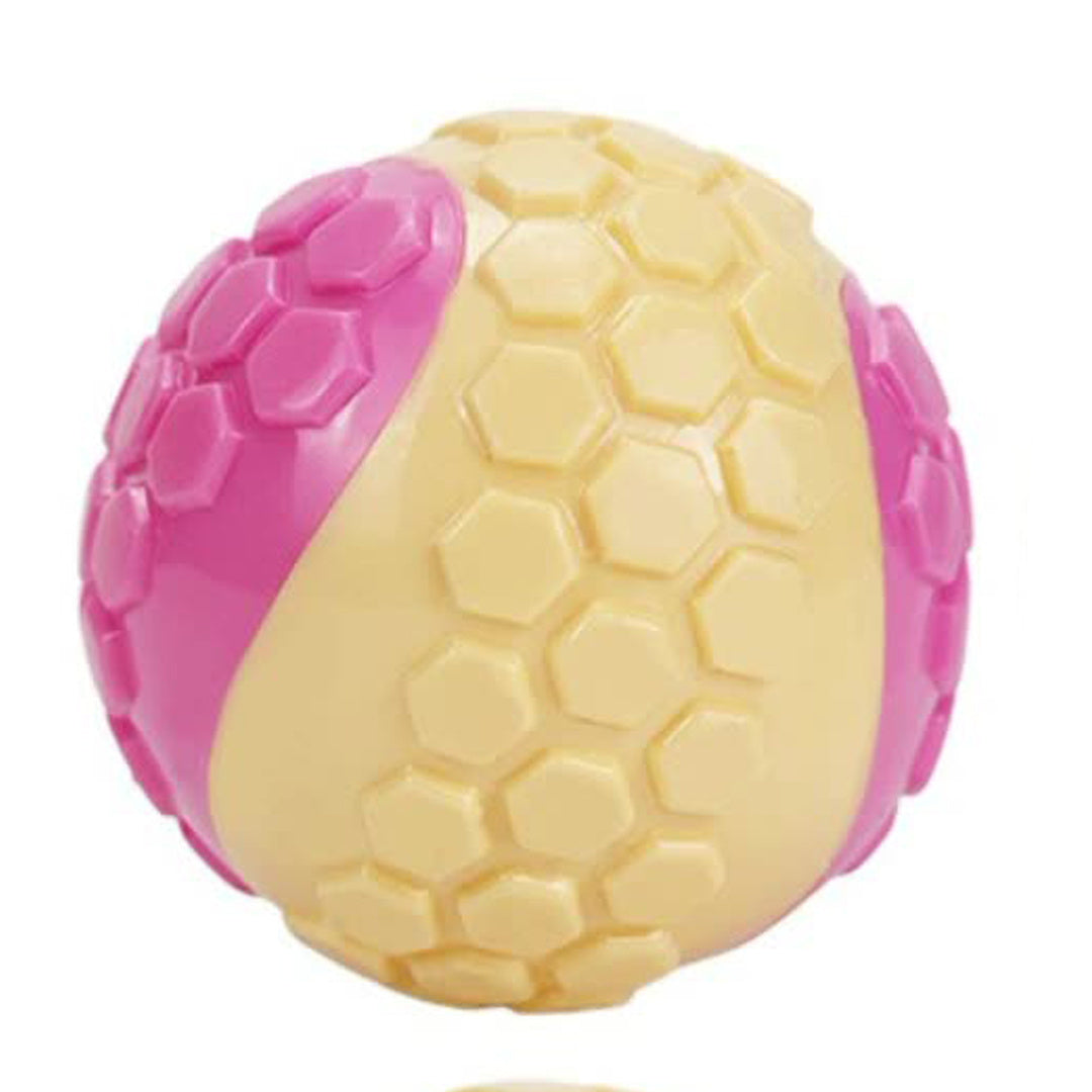 JMT-207050 TPR Color Matching Grid Ball - Interactive, Bite-Resistant Dog Toy for Engaging Playtime