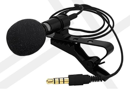 JMT-207242 Omnidirectional Lavalier Microphone with 3.5mm Plug for Voice Recording and Video Conferencing