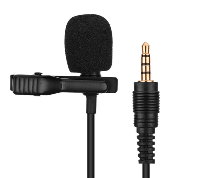 JMT-207242 Omnidirectional Lavalier Microphone with 3.5mm Plug for Voice Recording and Video Conferencing