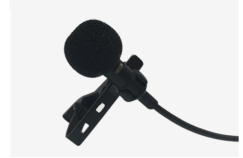 JMT-207242 Omnidirectional Lavalier Microphone with 3.5mm Plug for Voice Recording and Video Conferencing