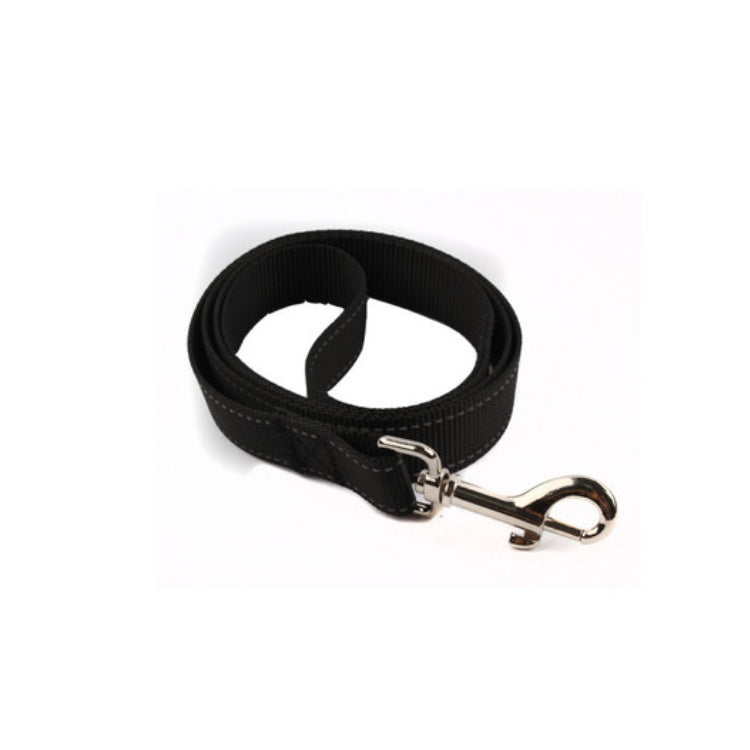 JMT-207242 Reflective Nylon Pet Traction Chest Strap with Adjustable Fit and Stainless Steel Ring