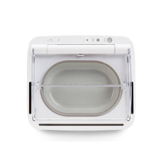 JMT-208074 Automatic Induction Pet Feeder with Stainless Steel Double Bowl for Odor-Free Feeding