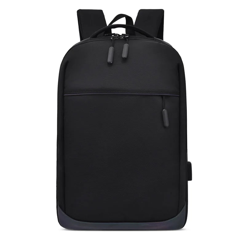 JMT-208074 Stylish Waterproof Reflective Anti-Theft Laptop Backpack with USB Charging Port