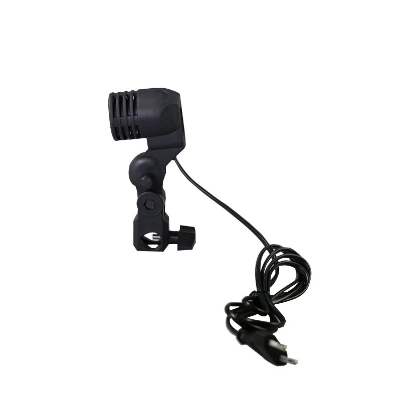 JMT-208074 Universal E27 Nylon Lamp Holder with Adjustable Light and 1.8m Power Cord for Photography and Studio Use