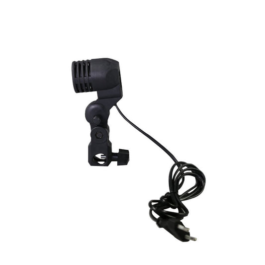 JMT-208074 Universal E27 Nylon Lamp Holder with Adjustable Light and 1.8m Power Cord for Photography and Studio Use