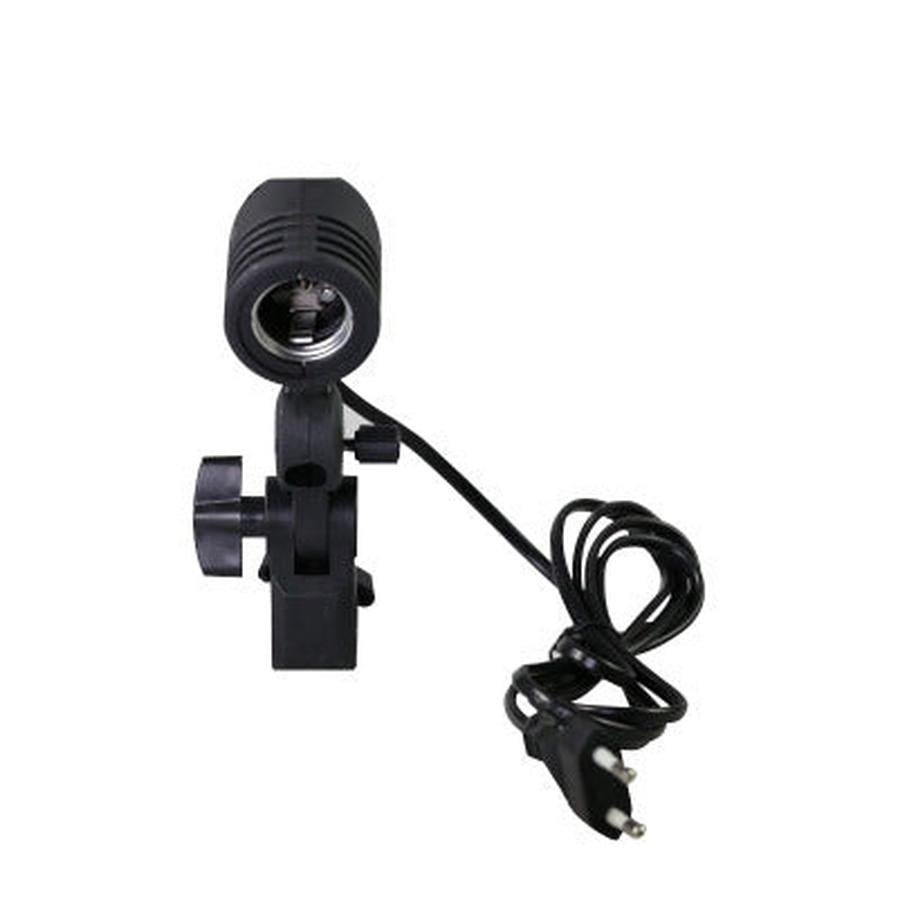 JMT-208074 Universal E27 Nylon Lamp Holder with Adjustable Light and 1.8m Power Cord for Photography and Studio Use