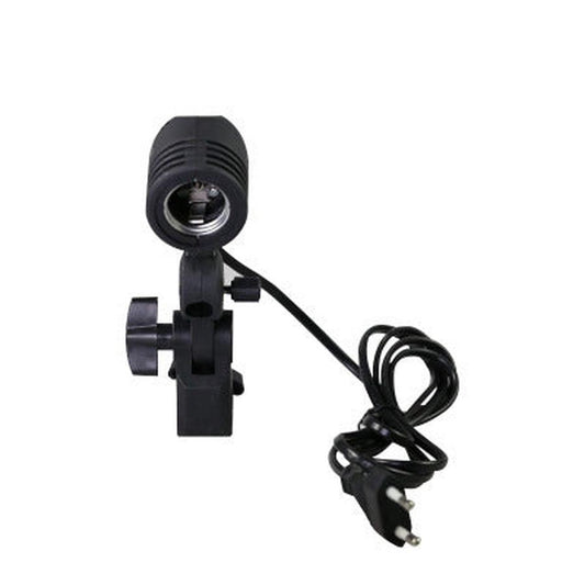 JMT-208074 Universal E27 Nylon Lamp Holder with Adjustable Light and 1.8m Power Cord for Photography and Studio Use
